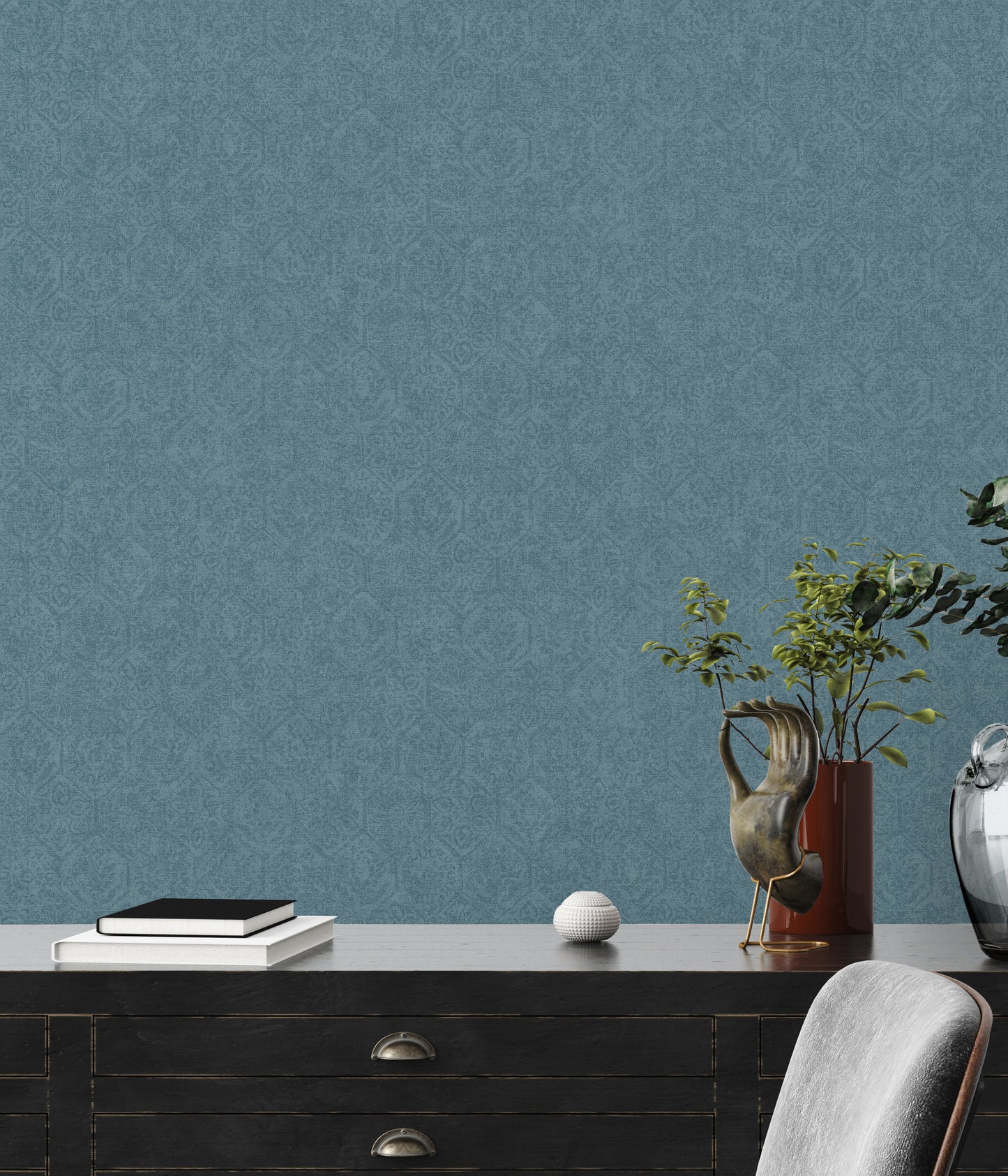 A.S. Création Orientalische Tapete Blau 380225 Wandtapete Vliestapete Vinyl