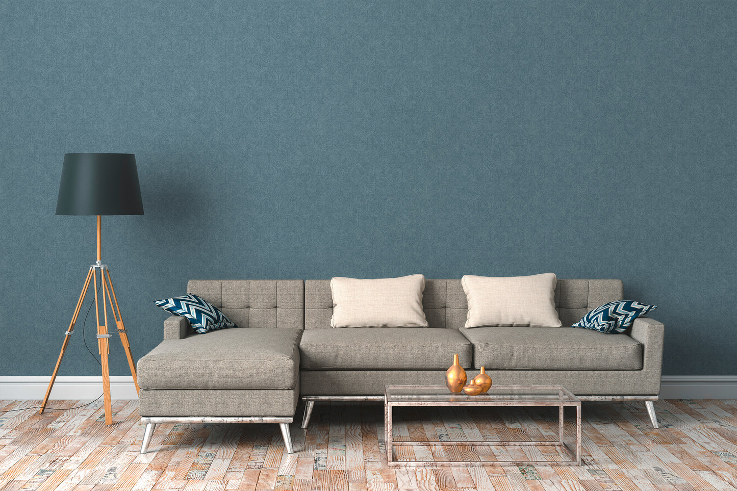 A.S. Création Orientalische Tapete Blau 380225 Wandtapete Vliestapete Vinyl