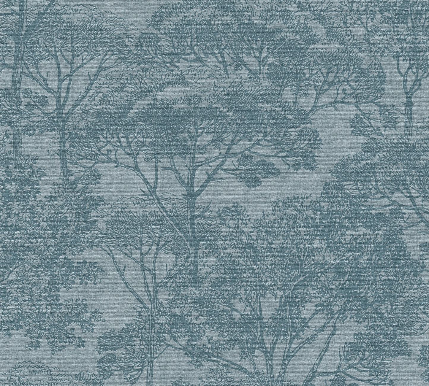 A.S. Création Waldtapete Blau 380232 Wandtapete Vliestapete Natur Grafik Vinyl