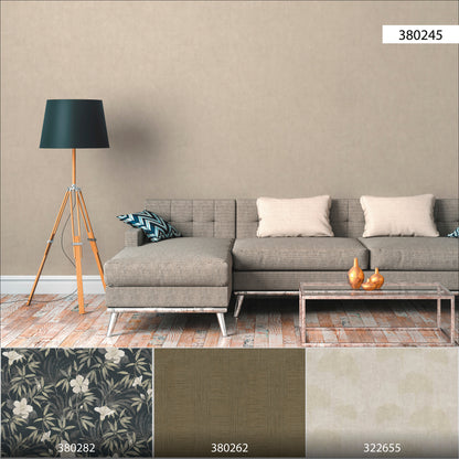 A.S. Création Uni Tapete Beige 380245 Wandtapete Vliestapete Unis Vinyl Rolle