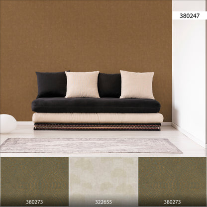 A.S. Création Uni Tapete Braun 380247 Wandtapete Vliestapete Unis Vinyl Rolle