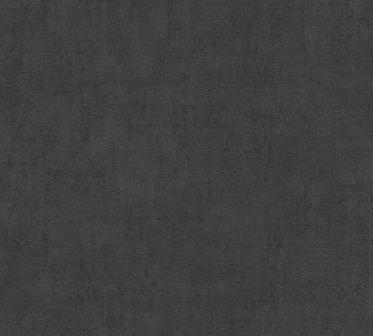 A.S. Création Uni Tapete Schwarz 380251 Wandtapete Vliestapete Unis Vinyl Rolle