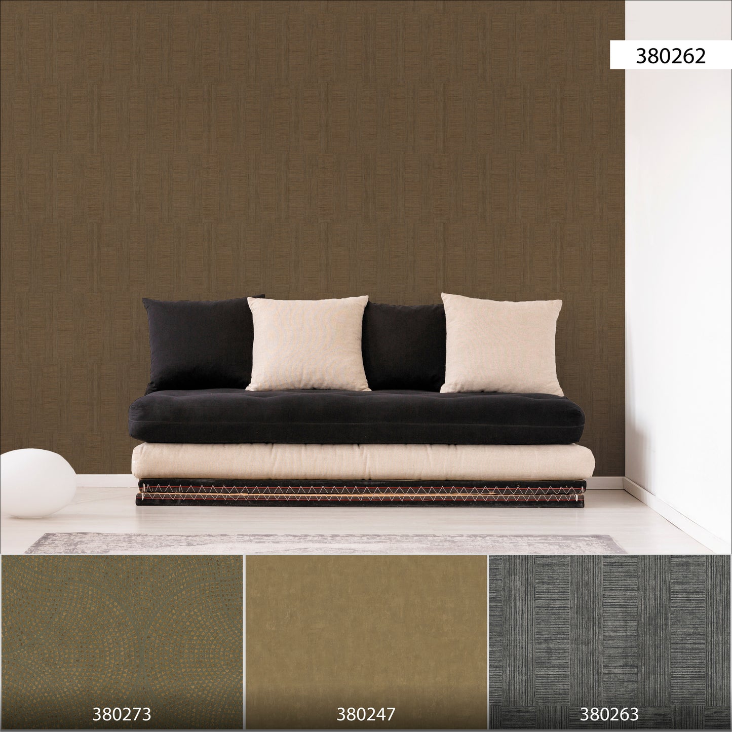 A.S. Création Designer Tapete Braun 380262 Wandtapete Vliestapete Vinyl Rolle