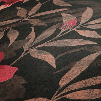 A.S. Création Blumentapete Braun 380283 Wandtapete Vliestapete Floral Vinyl