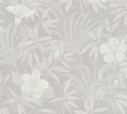 A.S. Création Blumentapete Beige 380284 Wandtapete Vliestapete Floral Vinyl