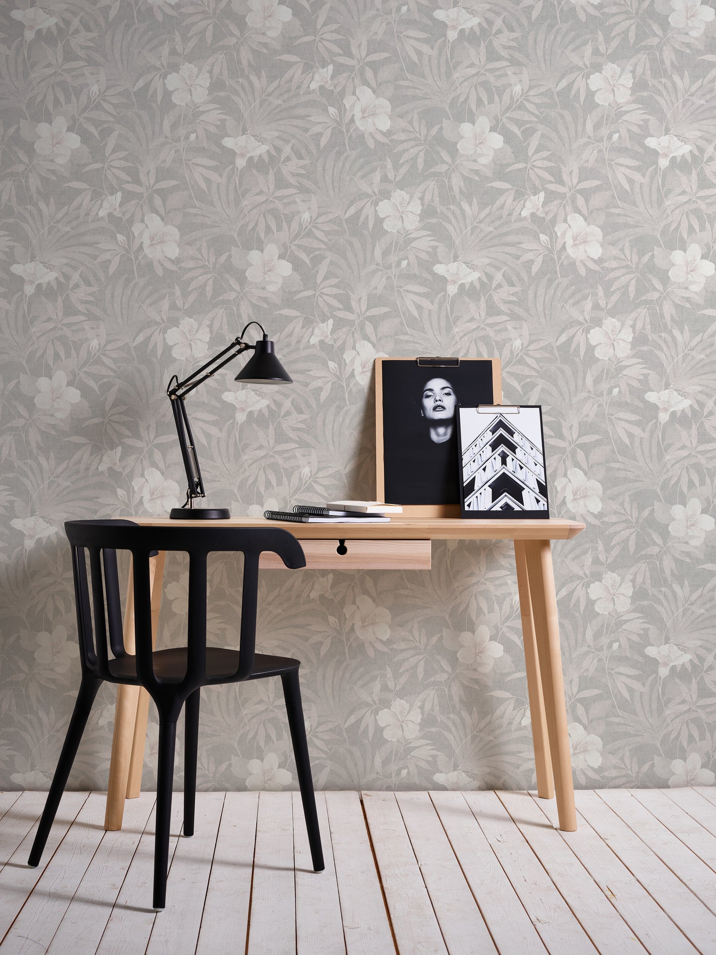 A.S. Création Blumentapete Beige 380284 Wandtapete Vliestapete Floral Vinyl