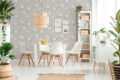 A.S. Création Blumentapete Beige 380284 Wandtapete Vliestapete Floral Vinyl