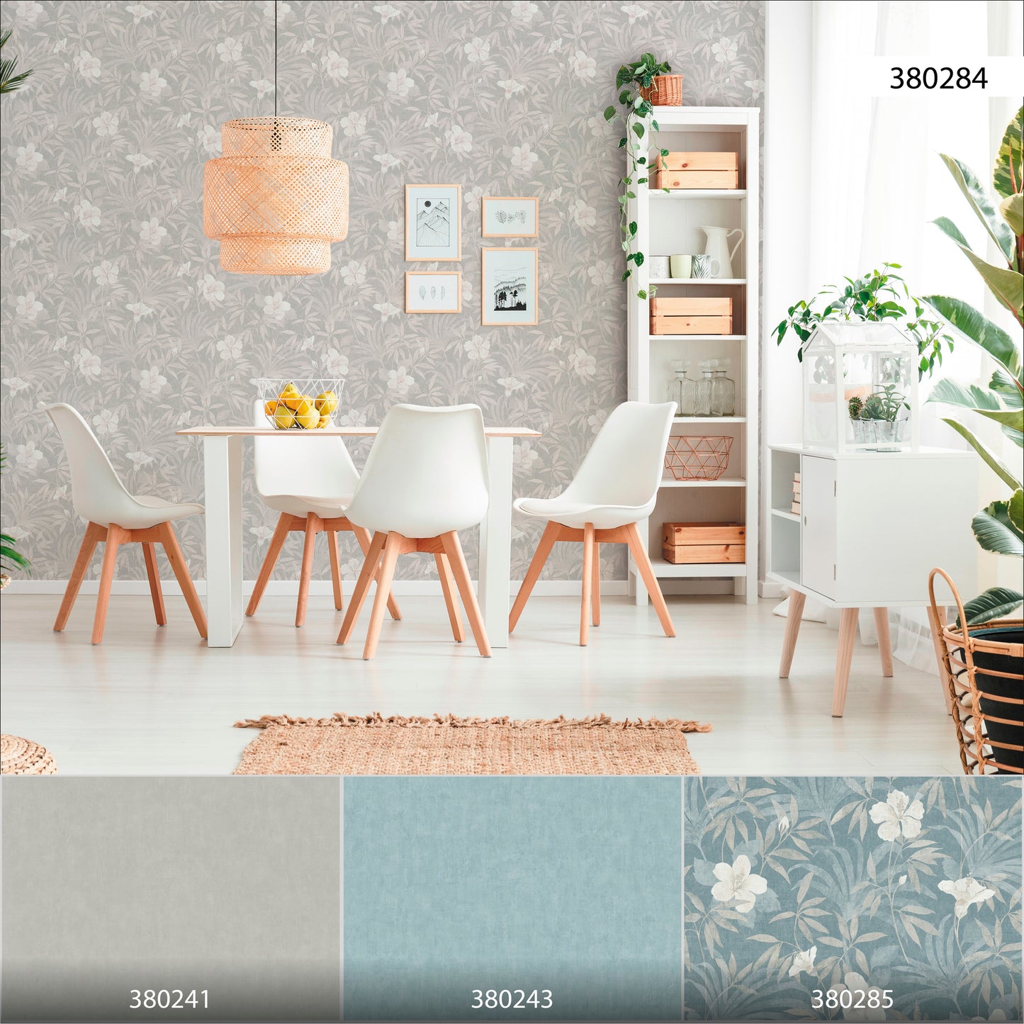A.S. Création Blumentapete Beige 380284 Wandtapete Vliestapete Floral Vinyl