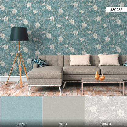 A.S. Création Blumentapete Beige 380285 Wandtapete Vliestapete Floral Vinyl