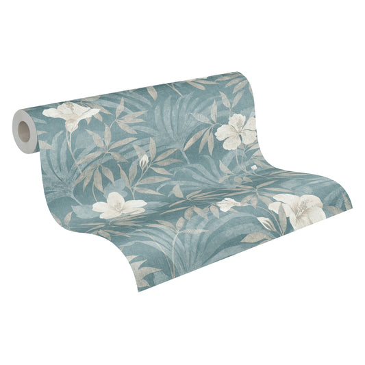 A.S. Création Blumentapete Beige 380285 Wandtapete Vliestapete Floral Vinyl