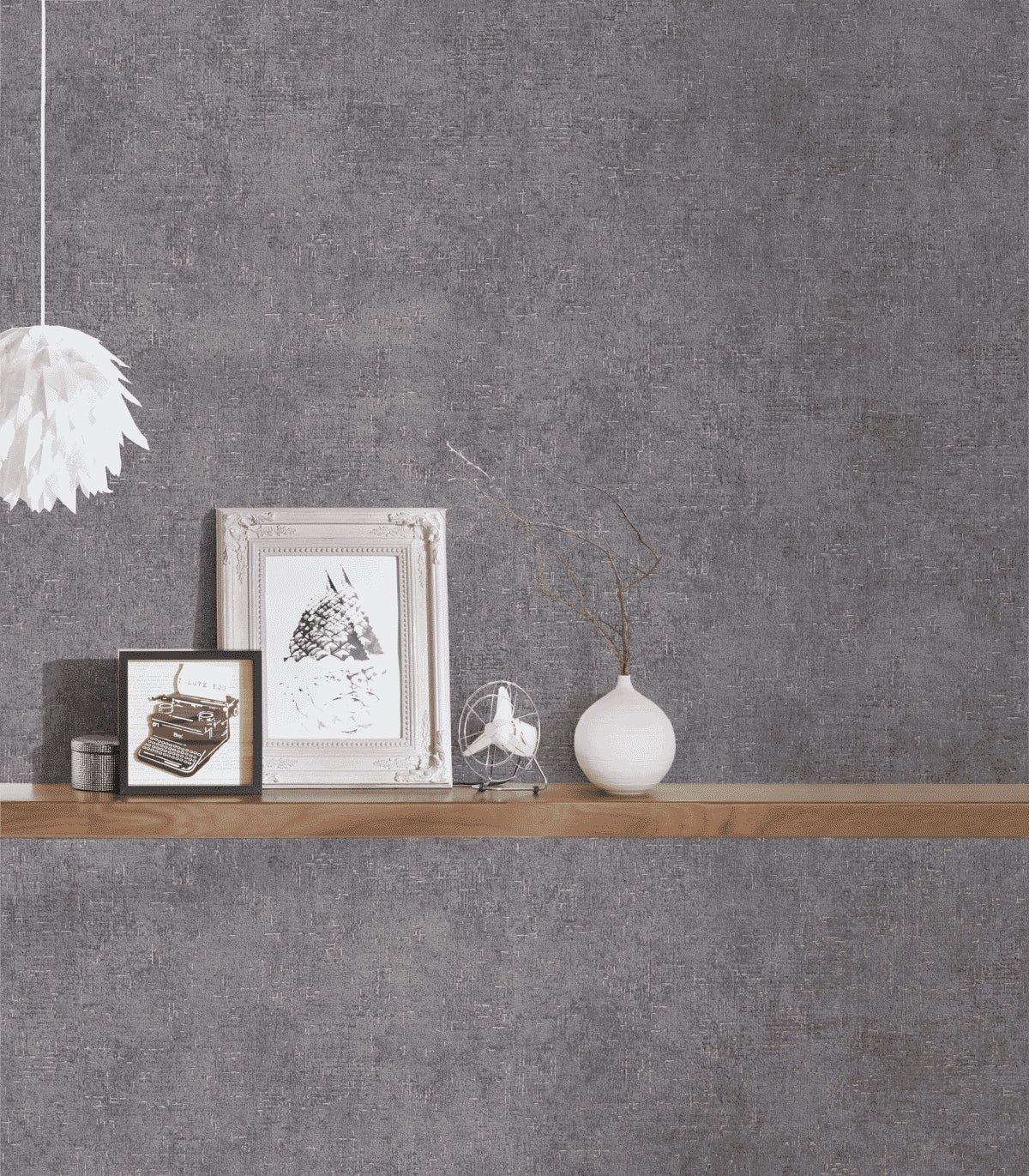 A.S. Création Unitapete Uni Grau 380891 Tapete Trendwall 2 Wandtapete Design