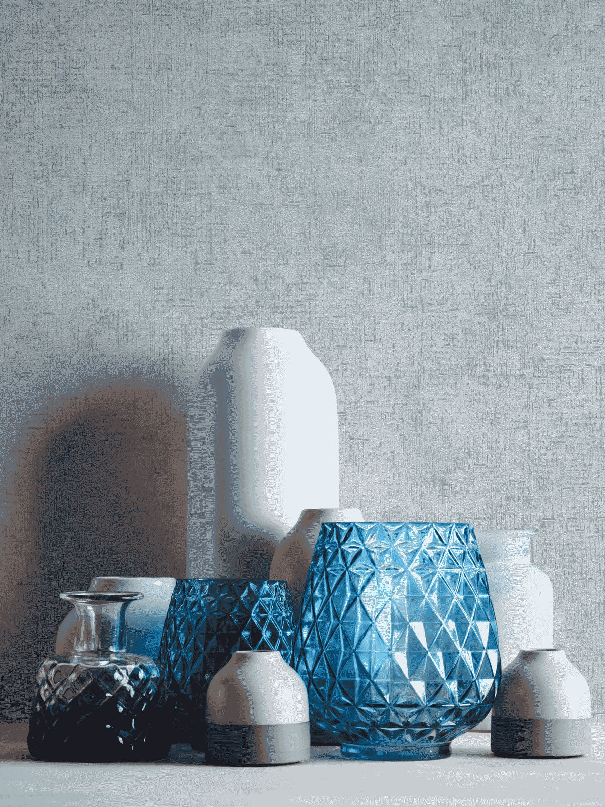 A.S. Création Unitapete Uni Grau 380896 Tapete Trendwall 2 Wandtapete Design