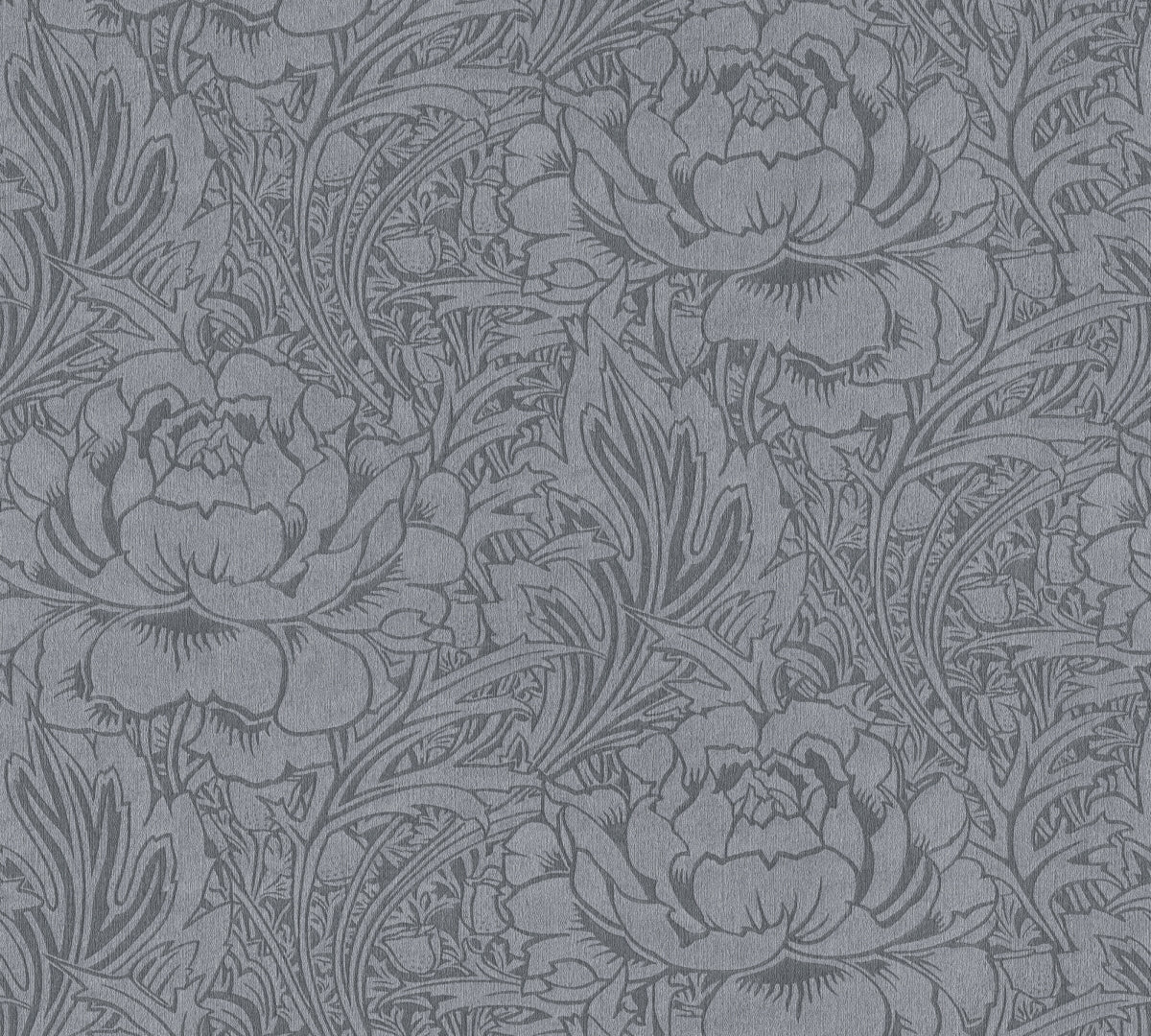 A.S. Création Blumentapete Anthrazit 380924 Tapete Mata Hari Wandtapete Design