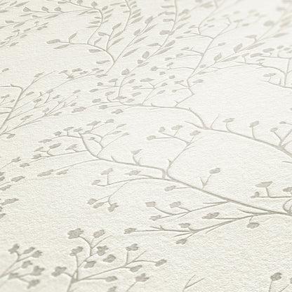 A.S. Création Blumentapete Blumen floral Weiß 381001 Trendwall 2 Wandtapete