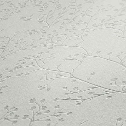 A.S. Création Blumentapete Blumen floral Grau 381004 Trendwall 2 Wandtapete