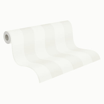 A.S. Création Streifentapete Weiß 381011 Tapete Trendwall 2 Wandtapete Design