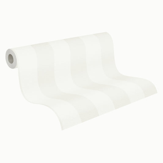 A.S. Création Streifentapete Weiß 381011 Tapete Trendwall 2 Wandtapete Design