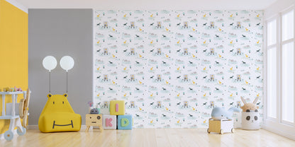 A.S. Création Kinderzimmertapete Bunt 381141 Wandtapete Vliestapete Kinder Vlies