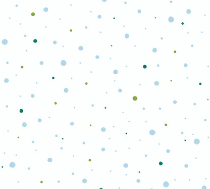 A.S. Création Tapete mit Punkten Blau 381161 Wandtapete Vliestapete Kinder Vlies