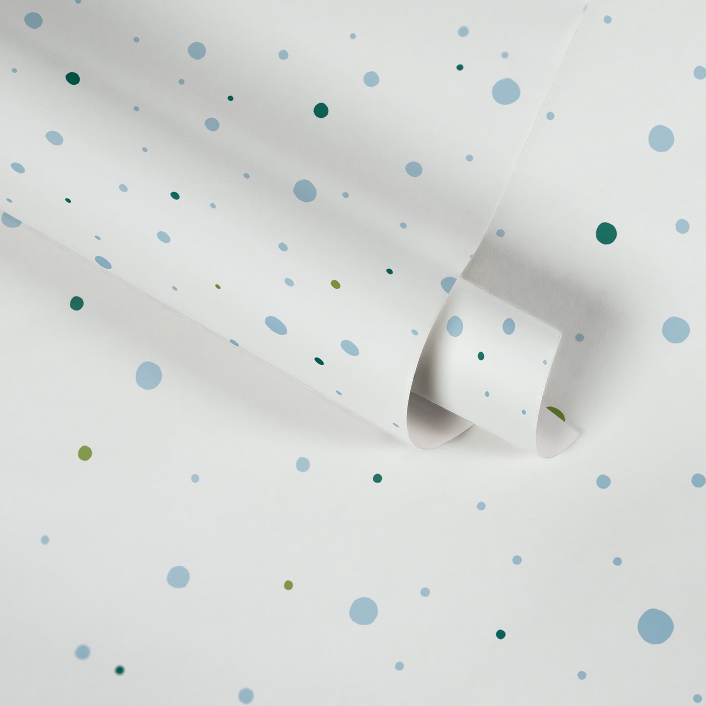 A.S. Création Tapete mit Punkten Blau 381161 Wandtapete Vliestapete Kinder Vlies