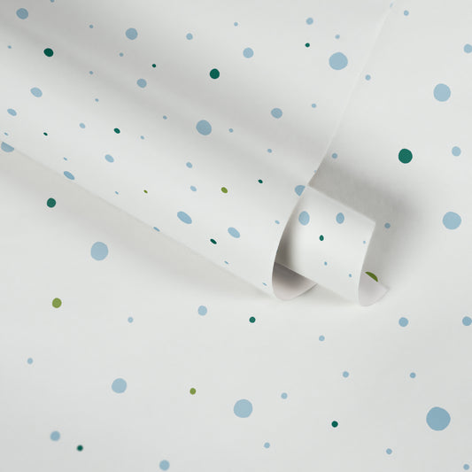 A.S. Création Tapete mit Punkten Blau 381161 Wandtapete Vliestapete Kinder Vlies