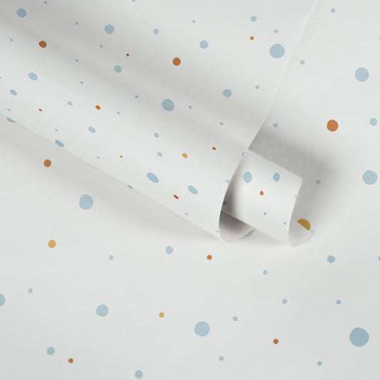 A.S. Création Tapete mit Punkten Blau 381162 Wandtapete Vliestapete Kinder Vlies