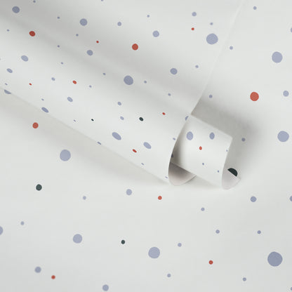 A.S. Création Tapete mit Punkten Grau 381164 Wandtapete Vliestapete Kinder Vlies