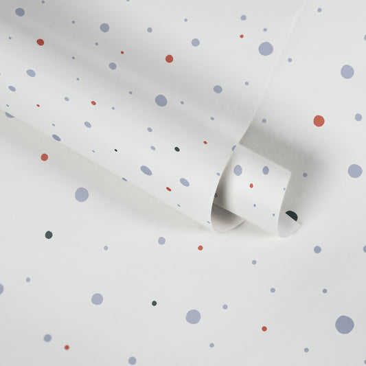 A.S. Création Tapete mit Punkten Grau 381164 Wandtapete Vliestapete Kinder Vlies