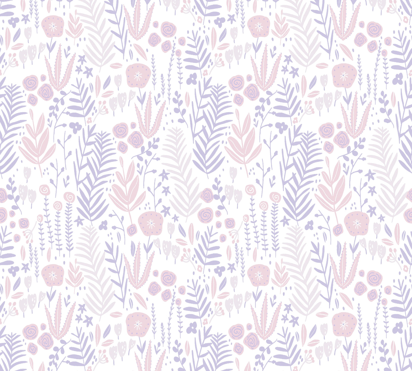 A.S. Création Blumen Tapete Lila 381181 Wandtapete Vliestapete Kinder Vlies