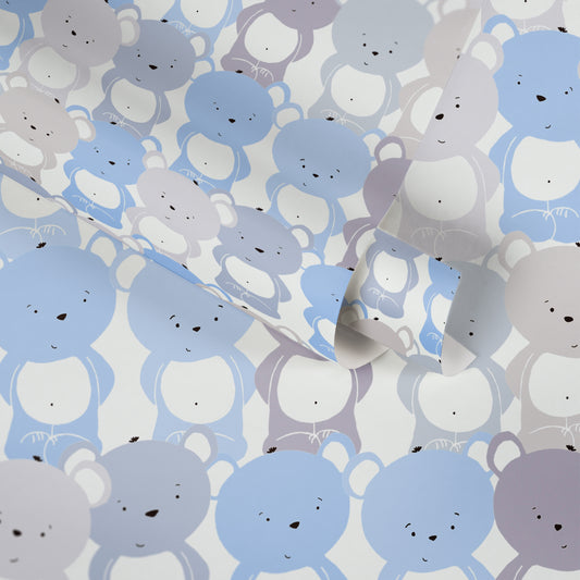 A.S. Création Tapete mit Tieren Blau 381291 Wandtapete Vliestapete Kinder Vlies