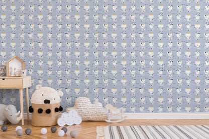 A.S. Création Tapete mit Tieren Grau 381311 Wandtapete Vliestapete Kinder Vlies