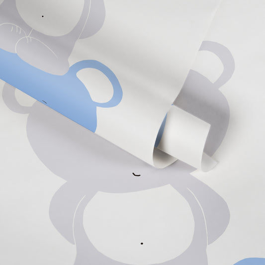 A.S. Création Tapete mit Tieren Blau 381361 Wandtapete Vliestapete Kinder Vlies