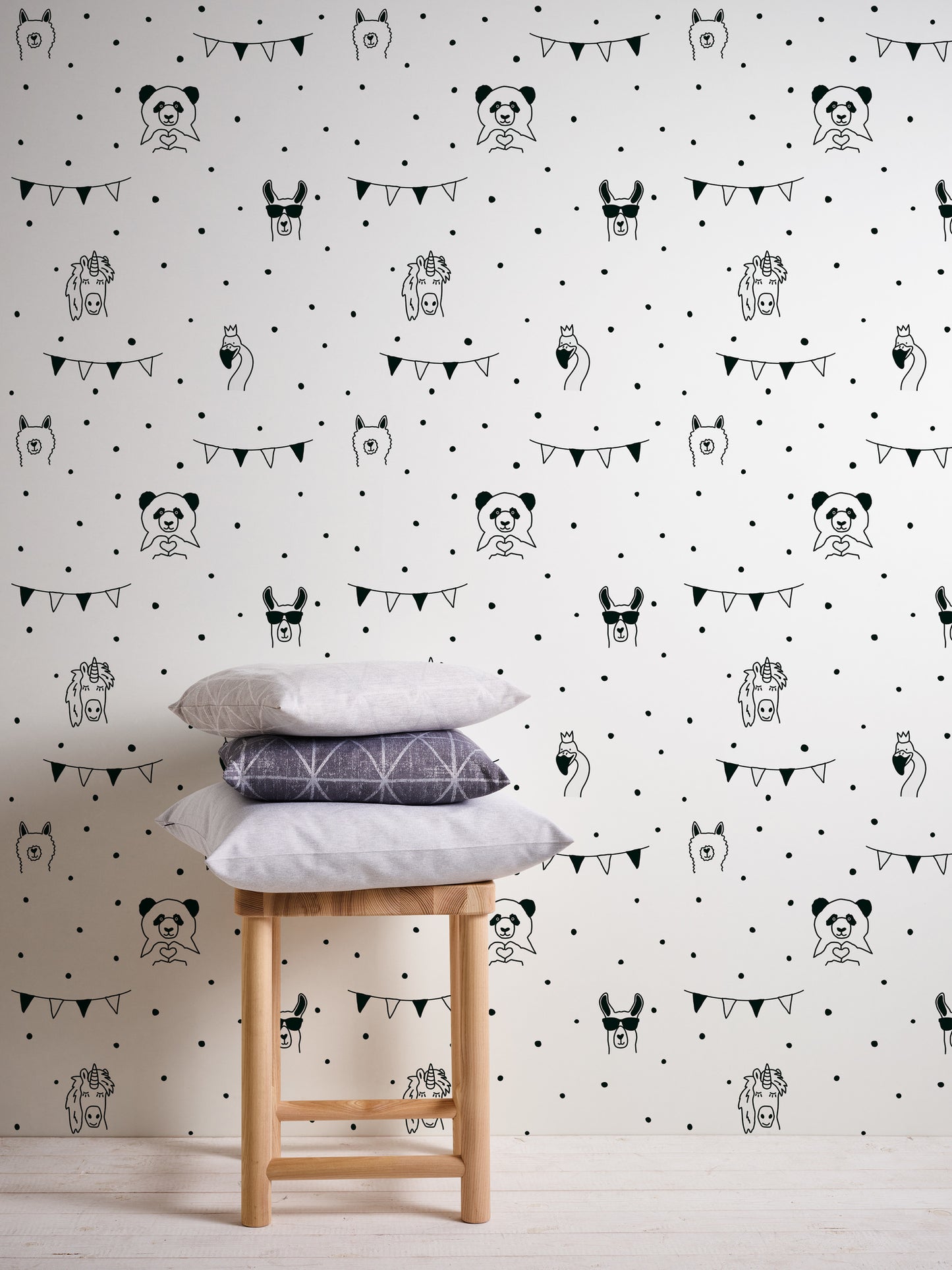 A.S. Création Tapete mit Tieren Schwarz 381382 Wandtapete Vliestapete Vlies