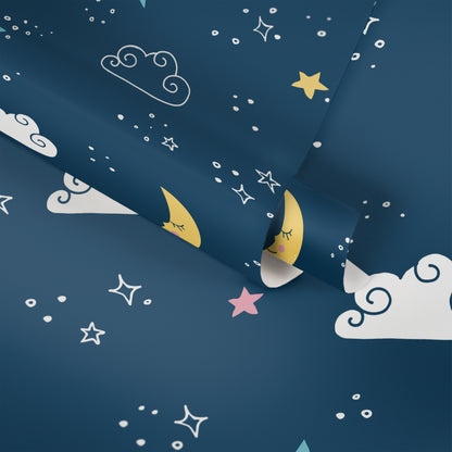 A.S. Création Wolken Tapete Blau 381411 Wandtapete Vliestapete Kinder Vlies