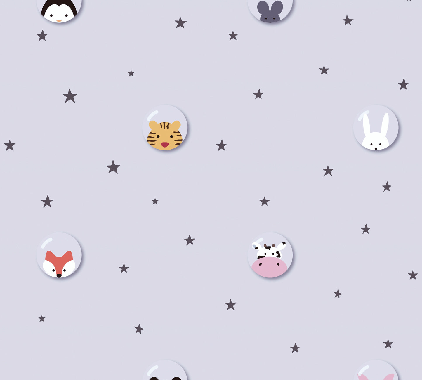 A.S. Création Tapete mit Tieren Grau 381431 Wandtapete Vliestapete Kinder Vlies