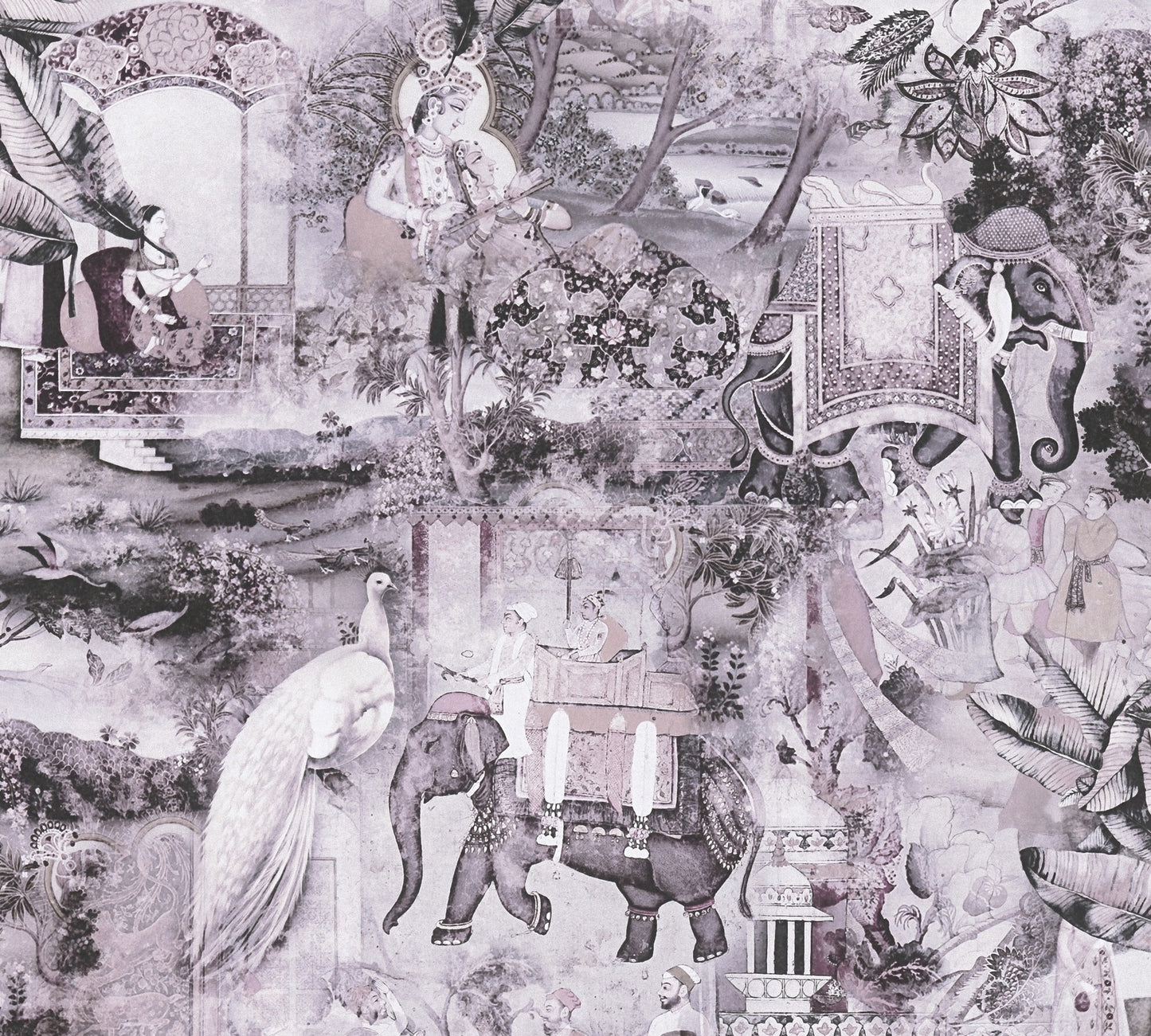 A.S. Création Orientalisch Rosa 381731 Wandtapete Vlies Vlies Rolle Tapete