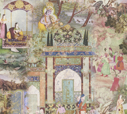 A.S. Création Orientalisch Grün 381741 Wandtapete Vlies Vlies Rolle Tapete
