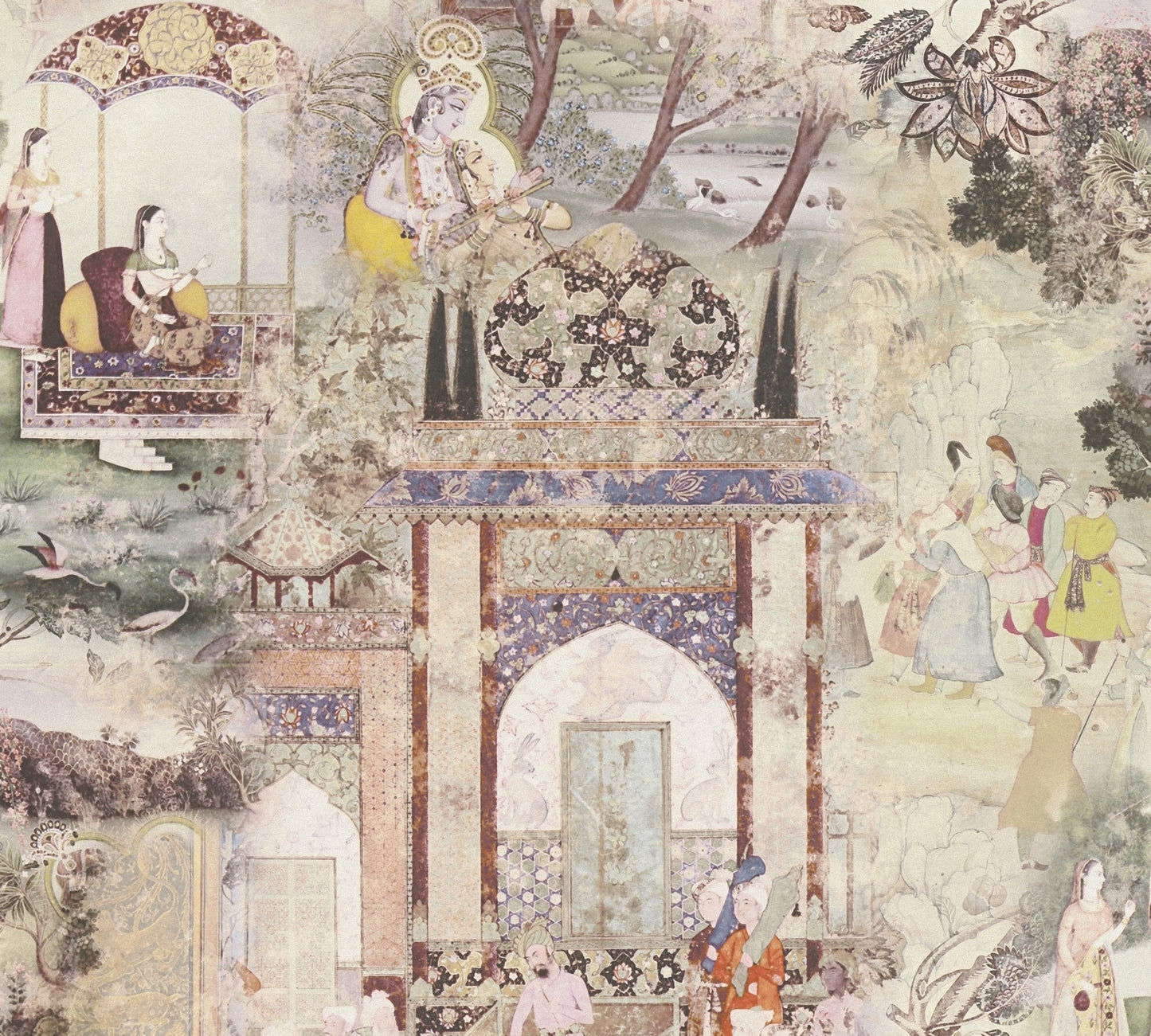 A.S. Création Orientalisch Grün 381742 Wandtapete Vlies Vlies Rolle Tapete