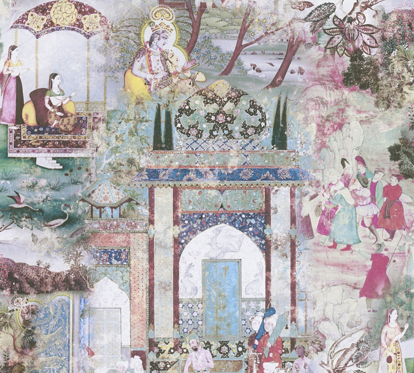 A.S. Création Orientalisch Rosa 381743 Wandtapete Vlies Vlies Rolle Tapete