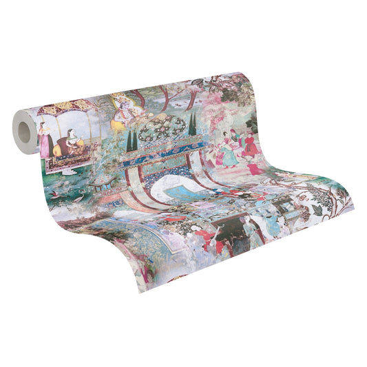 A.S. Création Orientalisch Rosa 381743 Wandtapete Vlies Vlies Rolle Tapete