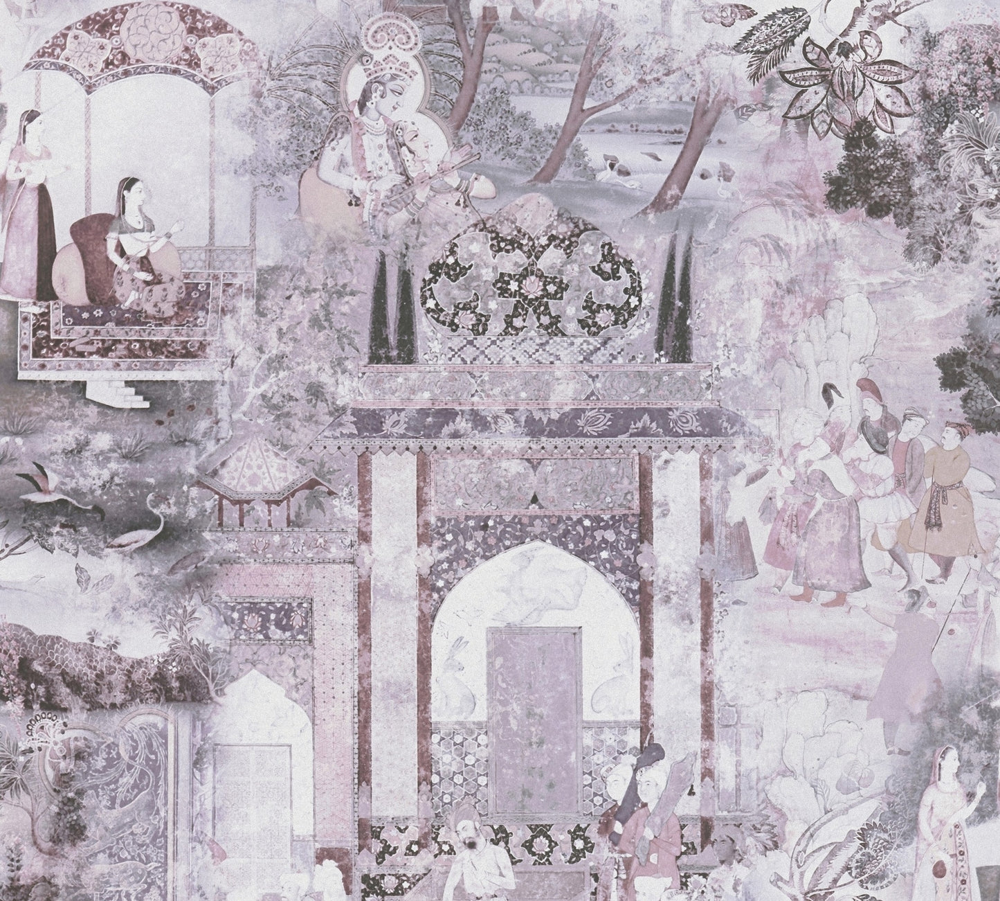 A.S. Création Orientalisch Rosa 381744 Wandtapete Vlies Vlies Rolle Tapete