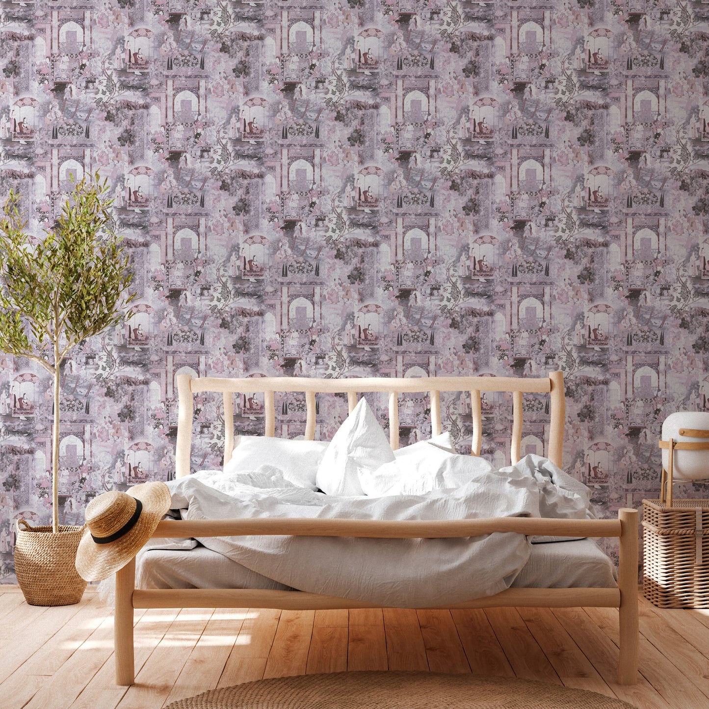 A.S. Création Orientalisch Rosa 381744 Wandtapete Vlies Vlies Rolle Tapete