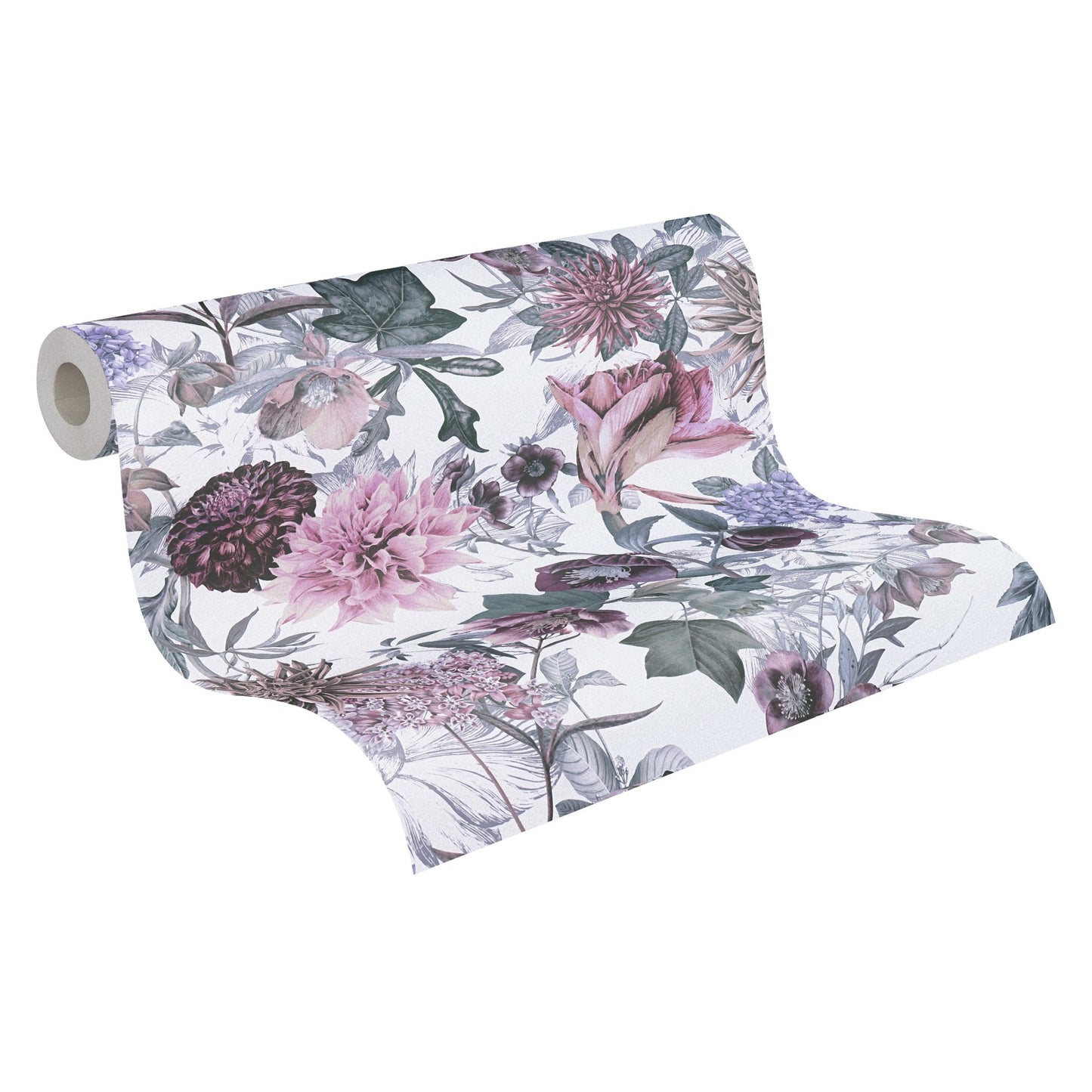 A.S. Création Blumentapete Blumen weiss 381752 Wandtapete Vlies Rolle Tapete