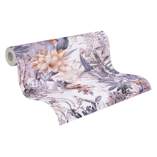 A.S. Création Blumentapete Blumen weiss 381772 Wandtapete Vlies Rolle Tapete