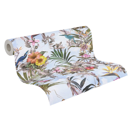A.S. Création Blumentapete Blumen weiss 381784 Wandtapete Vlies Rolle Tapete