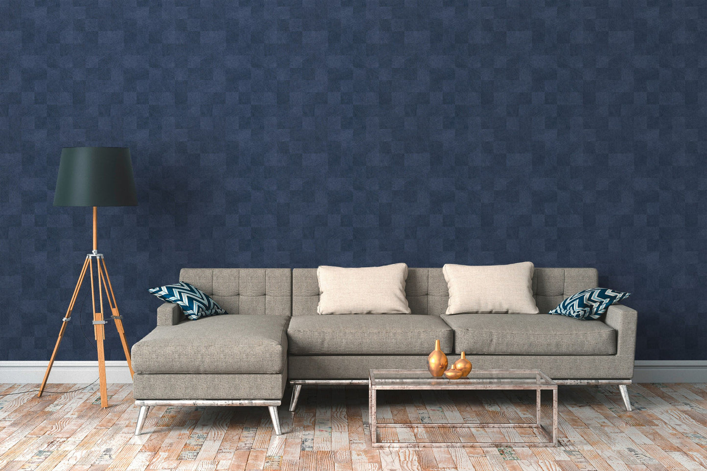 A.S. Création Design Blau 382005 Wandtapete Vlies Vinyl Rolle Tapete Titanium 3