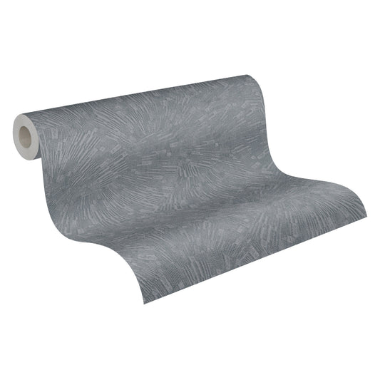 A.S. Création 3D Grau 382031 Wandtapete Vlies Vinyl Rolle Tapete Titanium 3
