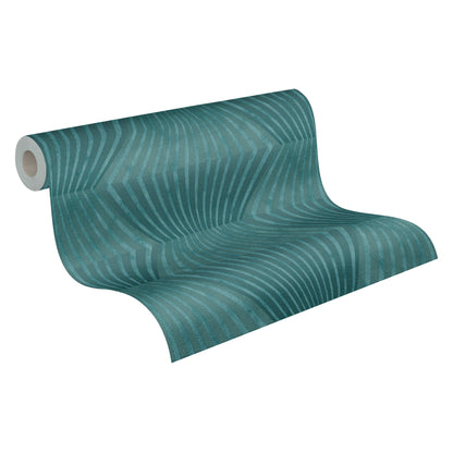 A.S. Création 3D Grün 382041 Wandtapete Vlies Vinyl Rolle Tapete Titanium 3
