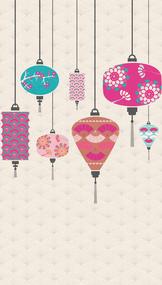 A.S. Création Japanisch Rosa 382481 Wandtapete Vlies Vlies Rolle Tapete The Wall