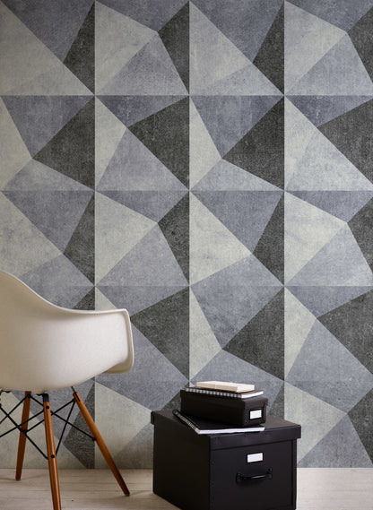 A.S. Création 3D Blau 382811 Wandtapete Vlies Vlies Rolle Tapete The Wall